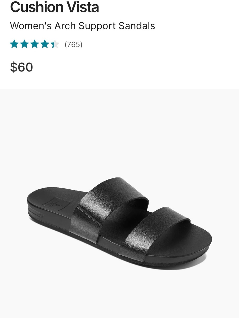 Reef Women’s Cushion Vista Arch Support Sandals - Picture 3 of 4